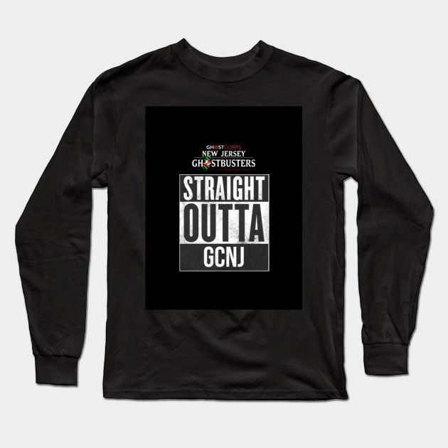 Straight outta GCNJ Long Sleeve T-Shirt by GCNJ- Ghostbusters New Jersey